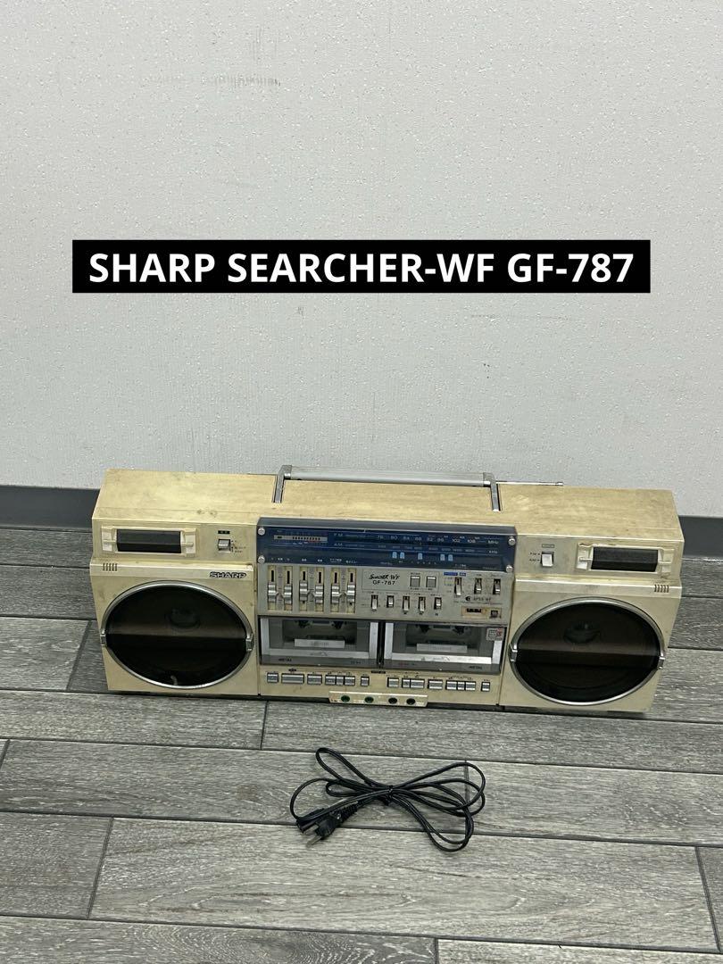 SHARP SEARCHER-W ラジカセ SHARP SEARCHER-WF GF-787 （Sharp GF-787 The Searcher WF）