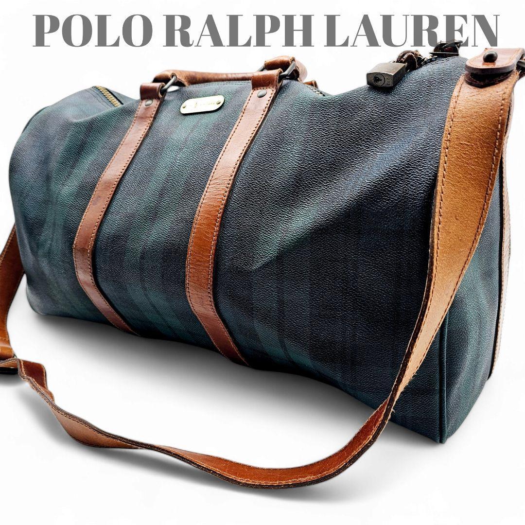 POLO RALPH LAUREN 2WAY ボストンバッグ Polo Ralph Lauren 2way ボストンバッグ タータンチェック