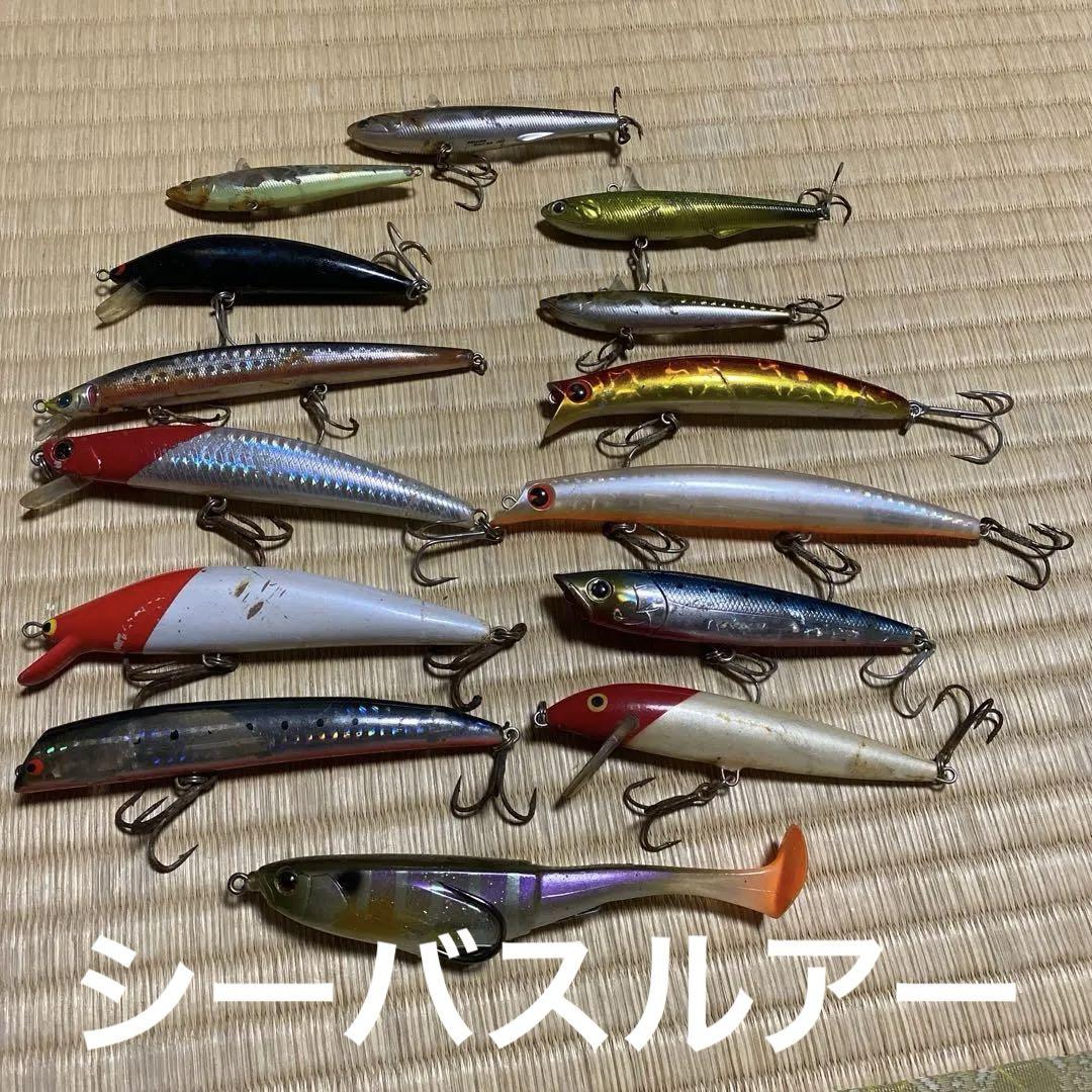 シーバスルアーセット 10個＋おまけ1個Blue Blue、メガバス等 シーバスルアーセット 10個＋おまけ1個Blue Blue、メガバス等