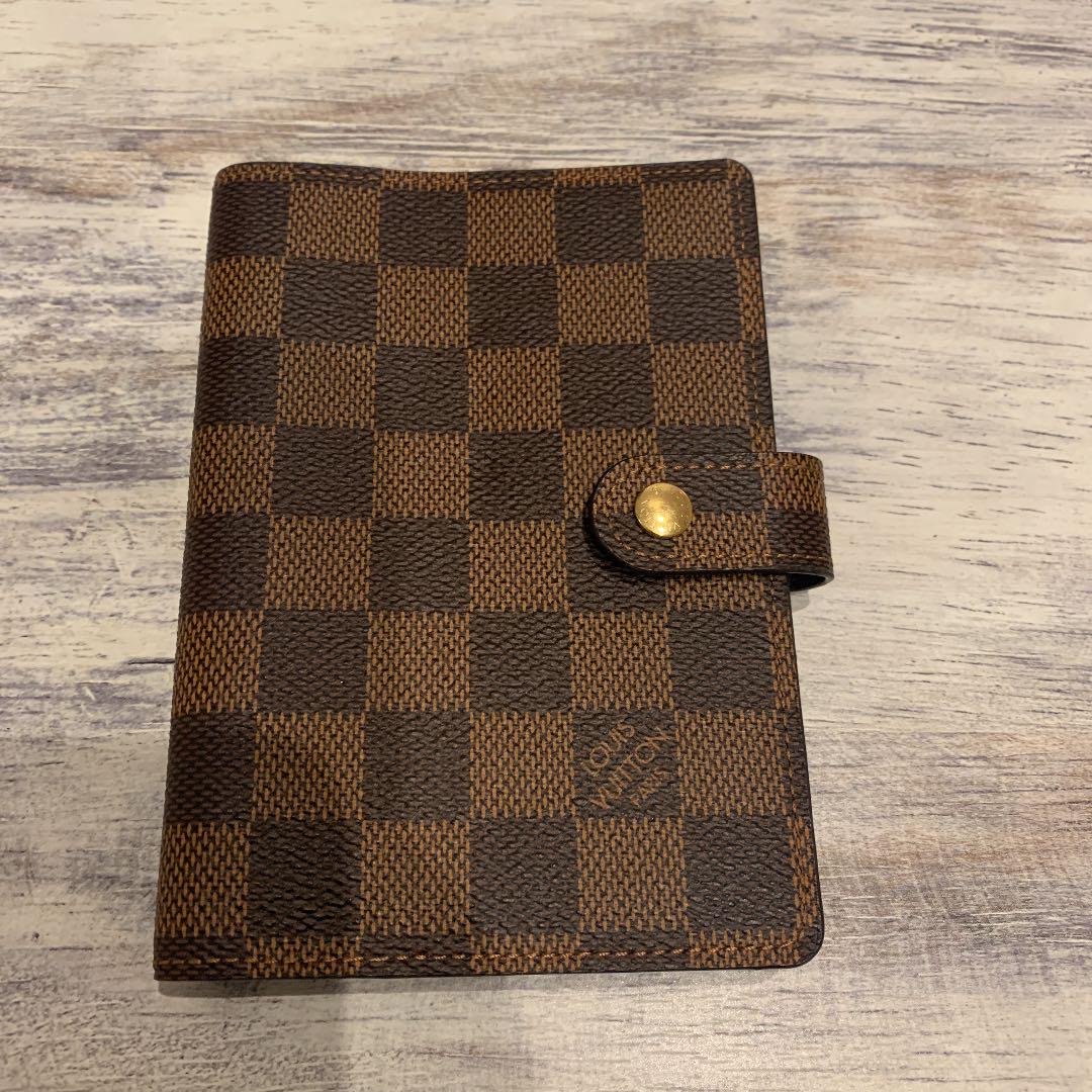 ルイヴィトン☆手帳カバー☆ダミエ☆美品☆ LOUIS VUITTON ルイヴィトン ダミエ 手帳カバー スケジュール帳