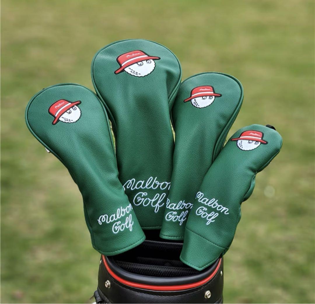 【大人気値下げ新品4点セット】MalbonGolfマルボンゴルフクラブカバー茶色 Amazon.co.jp: クラブカバー4点セット マルボン golf マルボン