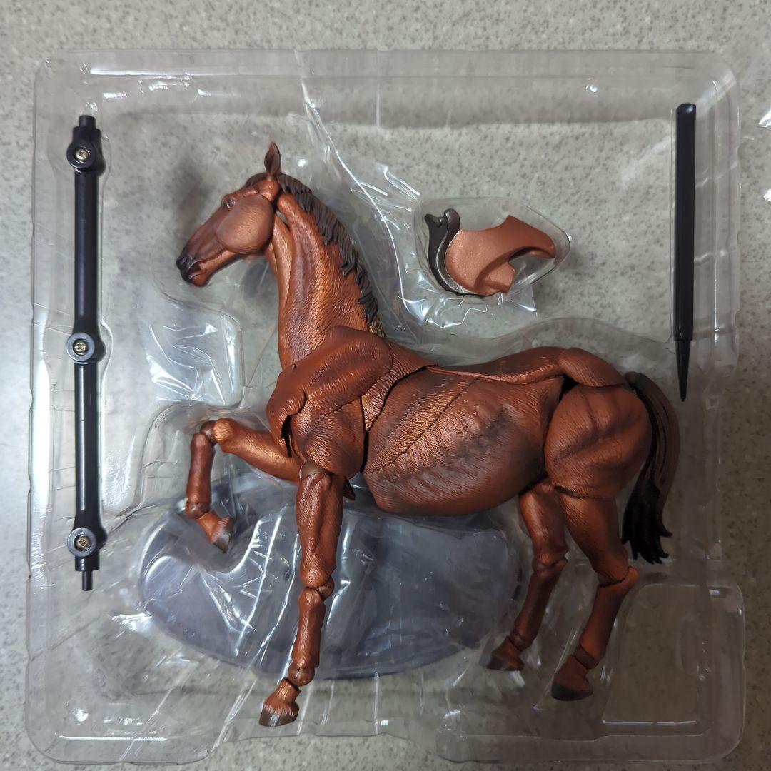 KT Project KT-008 タケヤ式自在置物 馬 着彩 タケヤ式自在置物 KT-008 馬（うま） 着彩｜KTプロジェクト｜海洋堂