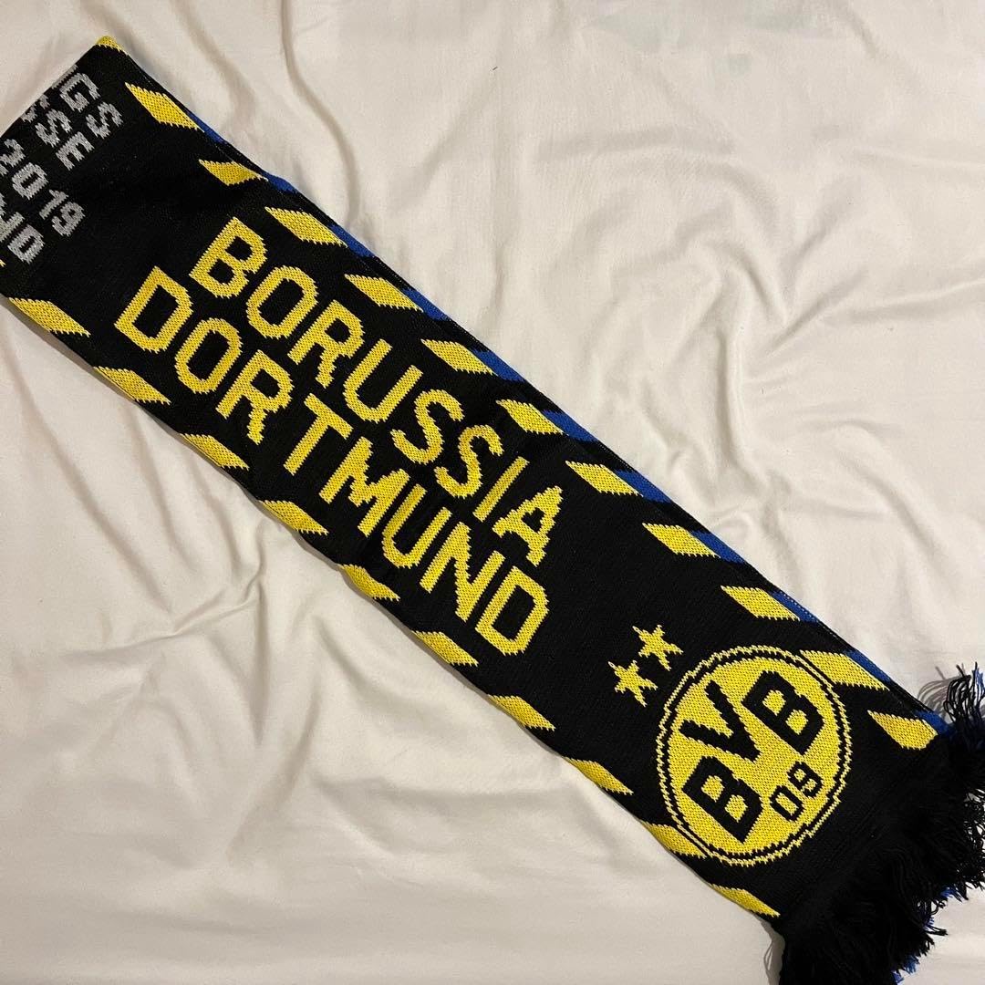 ボルシア ドルトムント サッカーマフラー イエロー ブラック スカーフ ボルシア ドルトムント サッカーマフラー イエロー ブラック