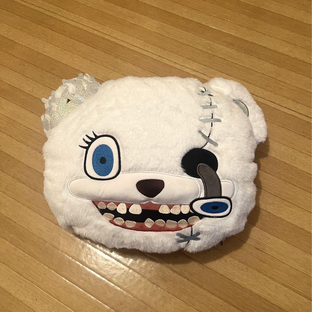 ユニバ　ハミクマ　ハミクマソウル　リバーシブルクッション　新品　当日発送 USJ - ハミクマ ハミクマソウル リバシーブル クッションの通販