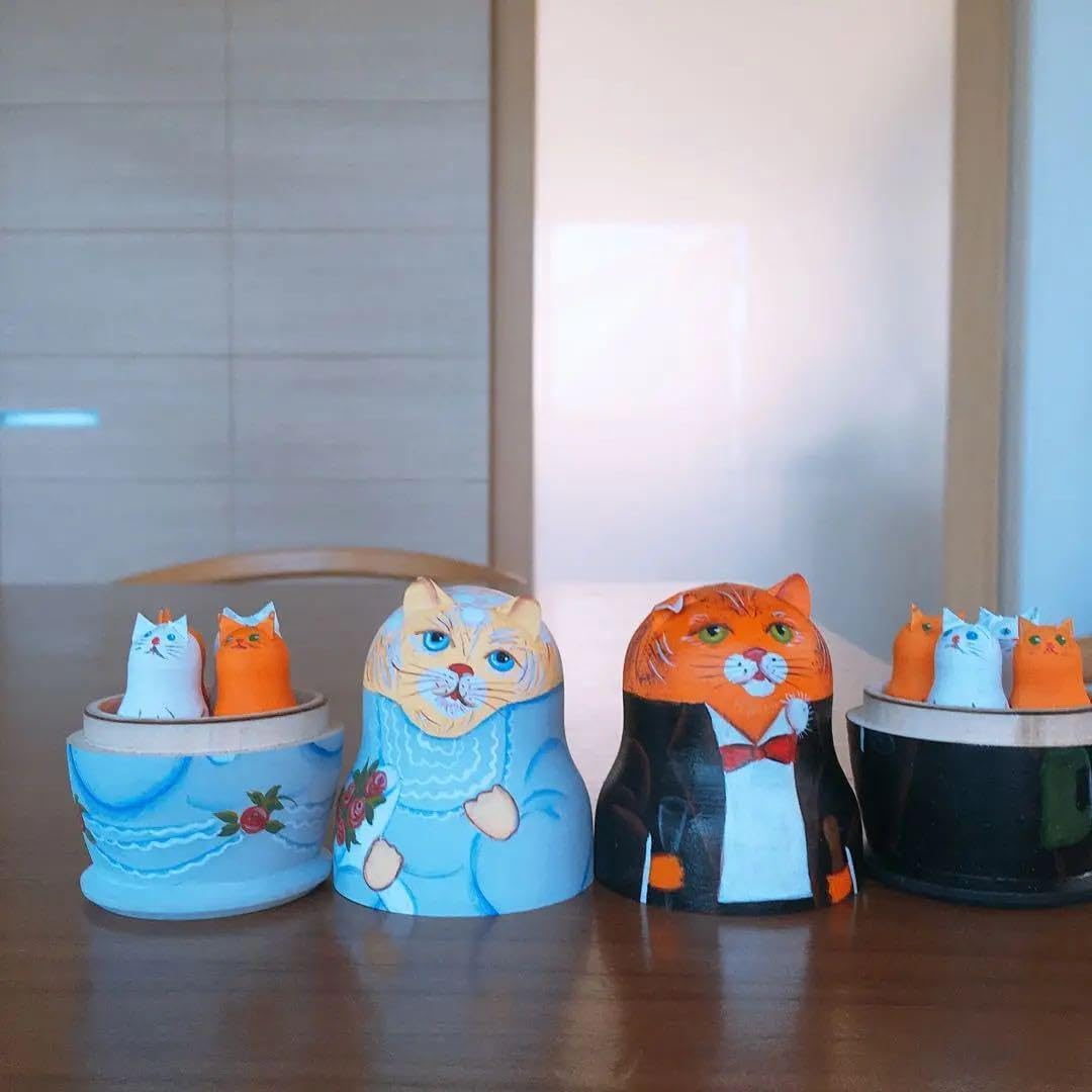 猫型マトリョーシカロシア （皆さんこんにちは😊✨, 伝統的な