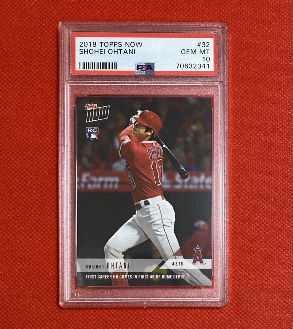 topps now 大谷翔平 メジャー初ホームラン PSA 10 2018年 PSA10】大谷翔平 2018 TOPPS NOW 32 メジャー初ホームラン