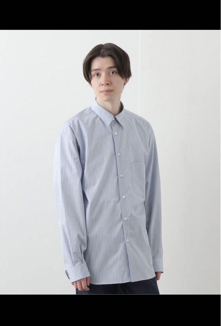 AURALEE FINX STRIPE SHIRTSオーラリー ストライプシャツ