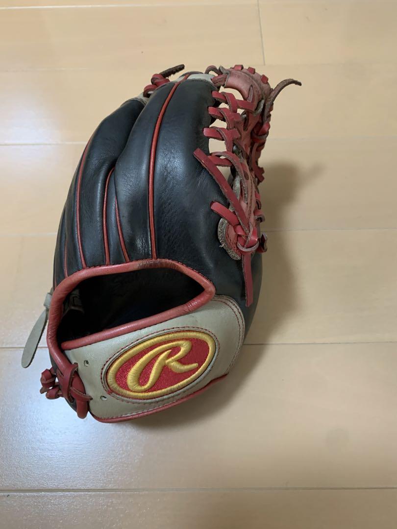 ローリングス　軟式グラブ　井口モデル RAWLINGS (ローリングス) 軟式グローブ ブラック 井口資仁モデル