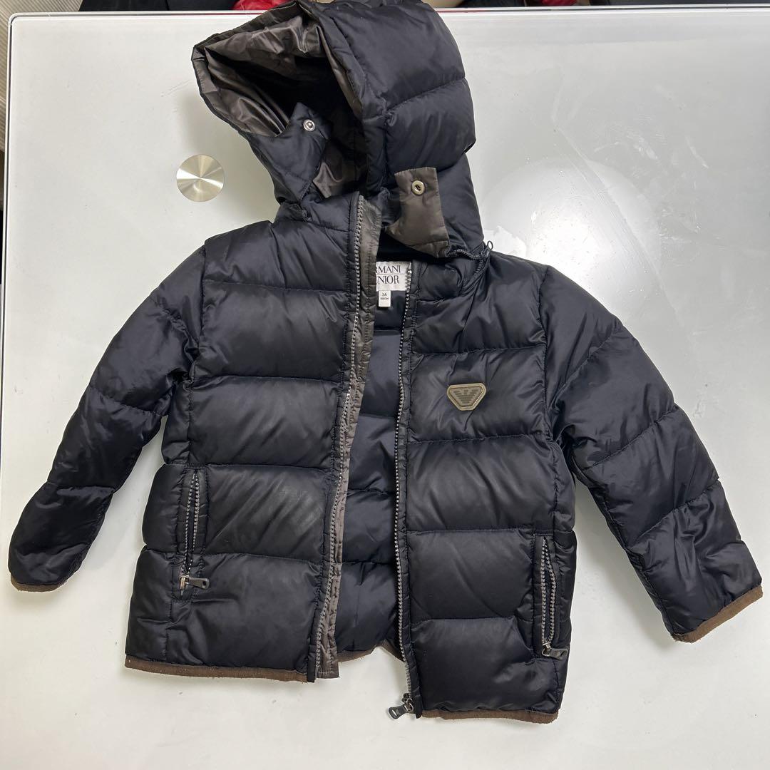 アルマーニジュニアダウンジャケット ARMANIJUNIOR アルマーニジュニア ダウンジャケット ダウン 黒