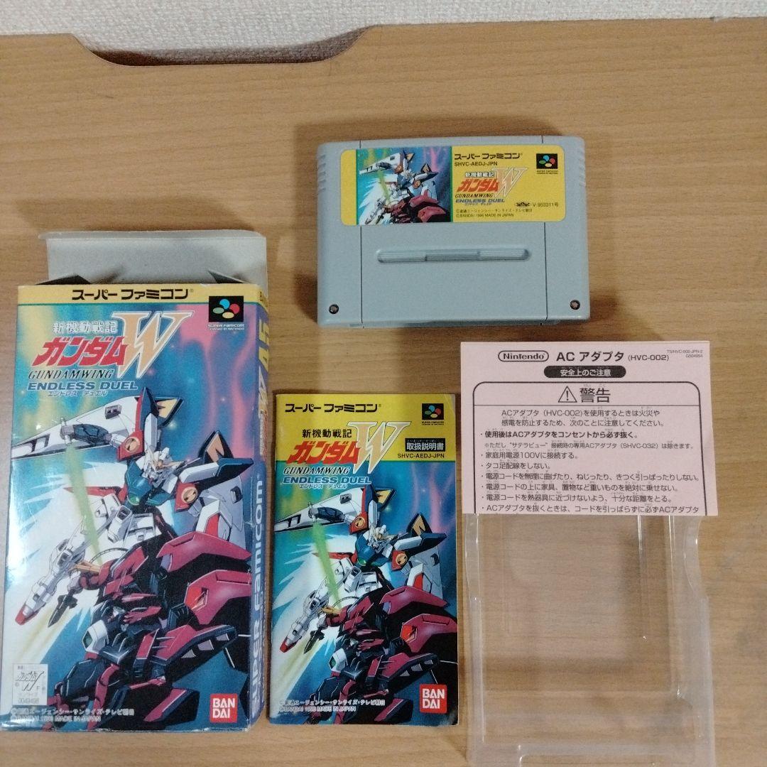 【美品】SFCスーパーファミコン　新機動戦記ガンダム W エンドレスデュエル 任天堂 スーパーファミコン カセット ソフト 新機動戦記ガンダム