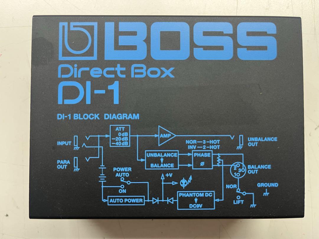 BOSS DI-1 箱ありGC43 BOSS DI-1 ダイレクトボックス | 音響機材、プロジェクター