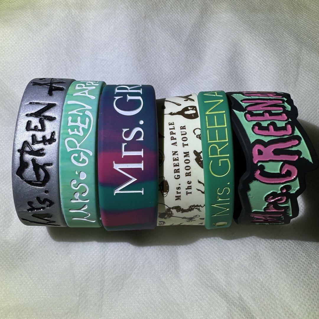 Mrs. GREEN APPLE ラバーバンド 6個セット Mrs. GREEN APPLE ラバーバンド 6個セット（会員証が届いたぞ