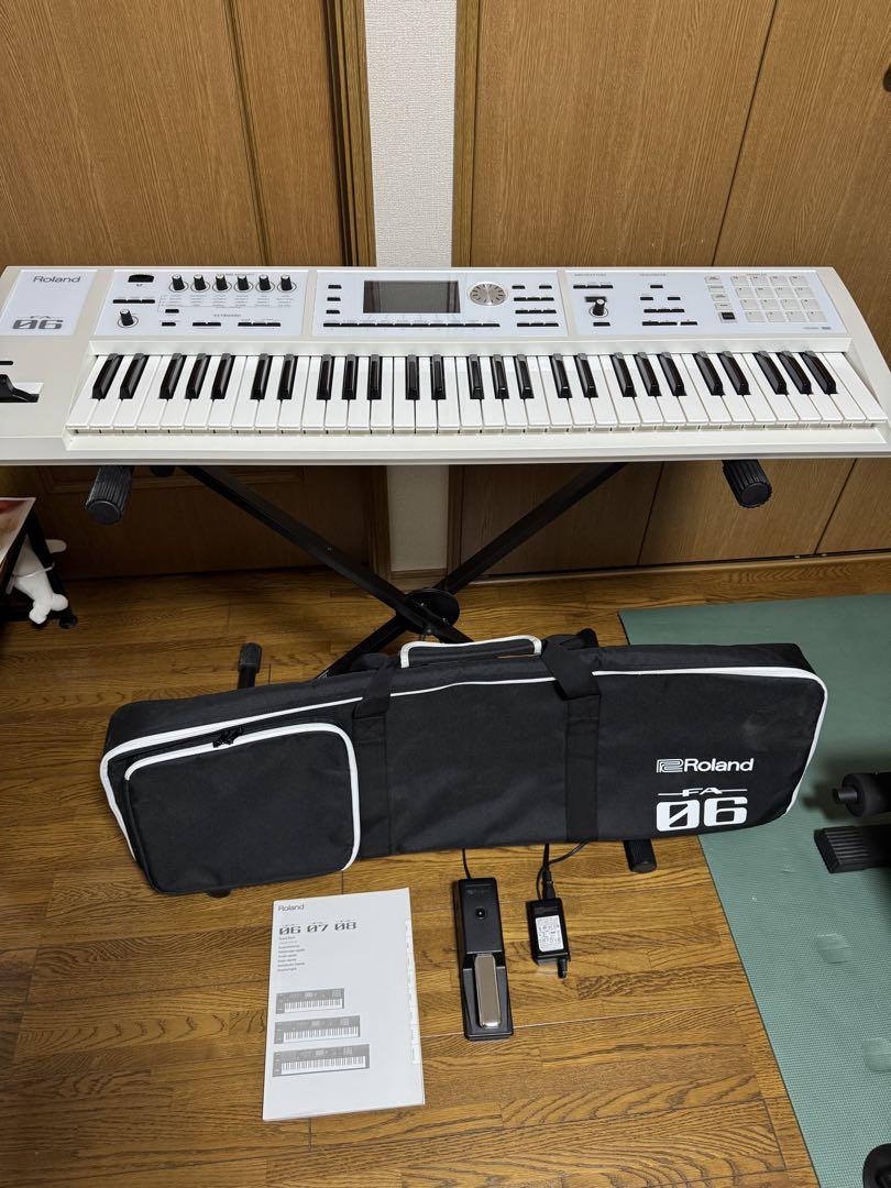Roland FA06 シンセサイザー 61鍵 ROLAND FA-06 ワークステーションシンセサイザー 61鍵盤 送料