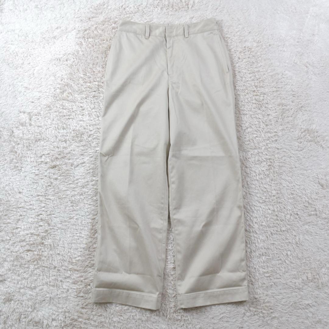 美品 45R ウエポンチのシャルロットパンツ 1 ベージュ 50960023 美品 45R ウエポンチのシャルロットパンツ 1 ベージュ 50960023