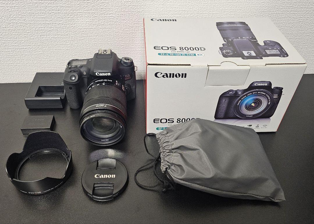Canon eos8000d STMレンズキット（キヤノン EOS 8000D ダブル