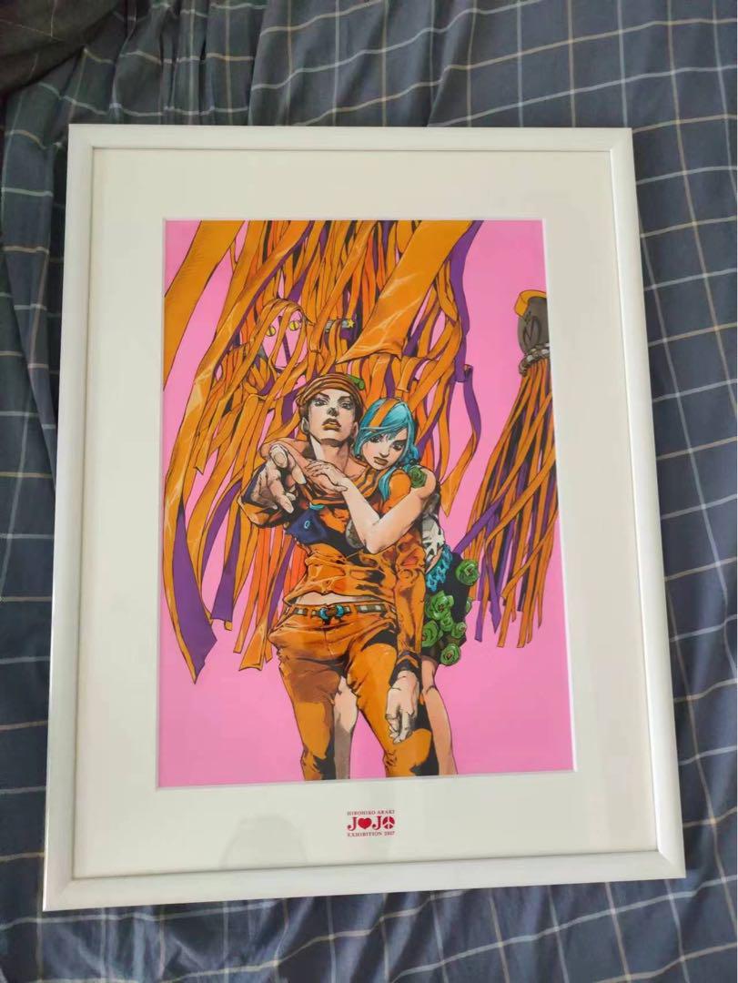 荒木飛呂彦原画展　ジョジョ展　高級複製原画　JOJOの大冒険 Amazon.co.jp: 荒木飛呂彦原画展 高級複製原画 5部 黄金の風
