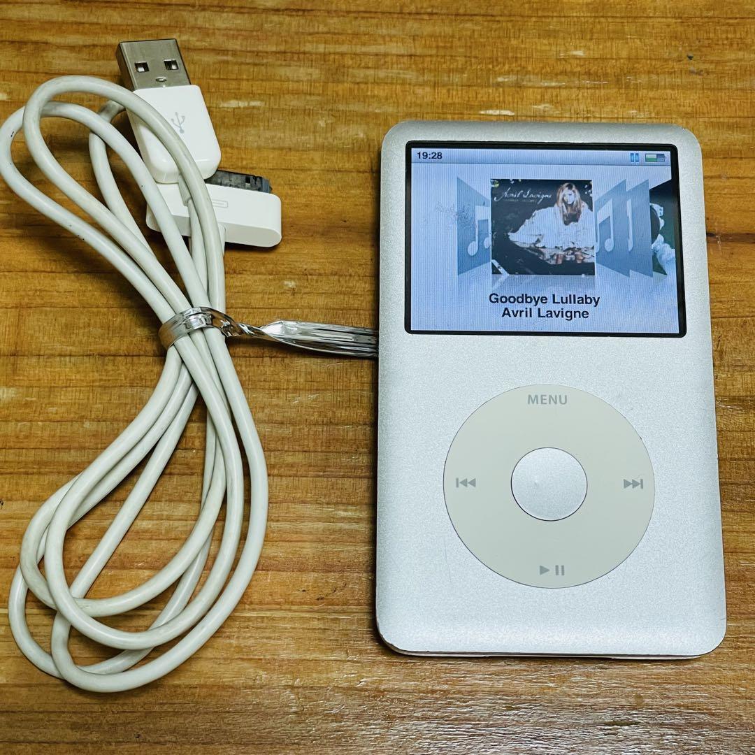 【動作確認済】 iPod classic 80G シルバー A1238 動作確認済】 iPod classic 80G シルバー A1238（Silver iPod
