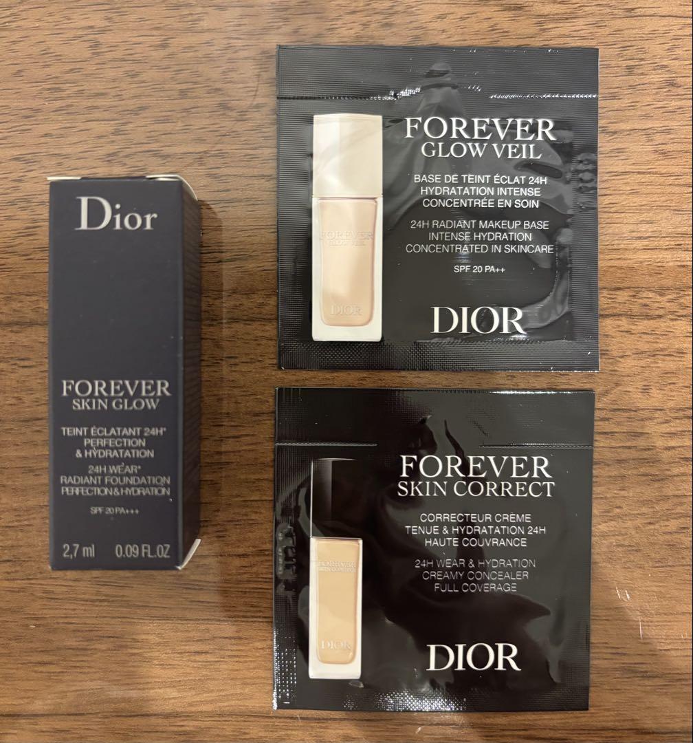 DIOR ディオールスキンフォーエヴァーフルイドグロウ サンプル