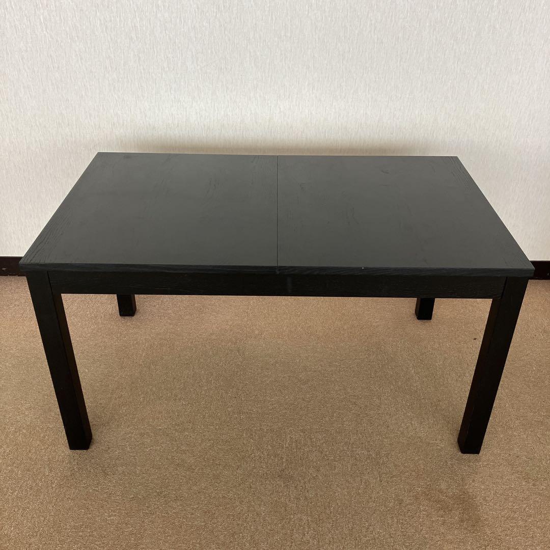 IKEA イケア 伸長式ダイニングテーブル BJURSTA ビュースタ ブラック IKEA イケア 伸長式ダイニングテーブル BJURSTA ブラック ②