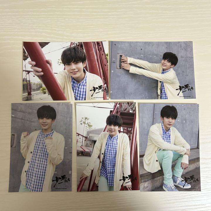 Johnny&#39;s - なにわ男子　フォトセット　長尾謙杜　少年たち　2015 舞台 少年たち 長尾謙杜 公開写真5枚セット（なにわ男子 長尾謙杜
