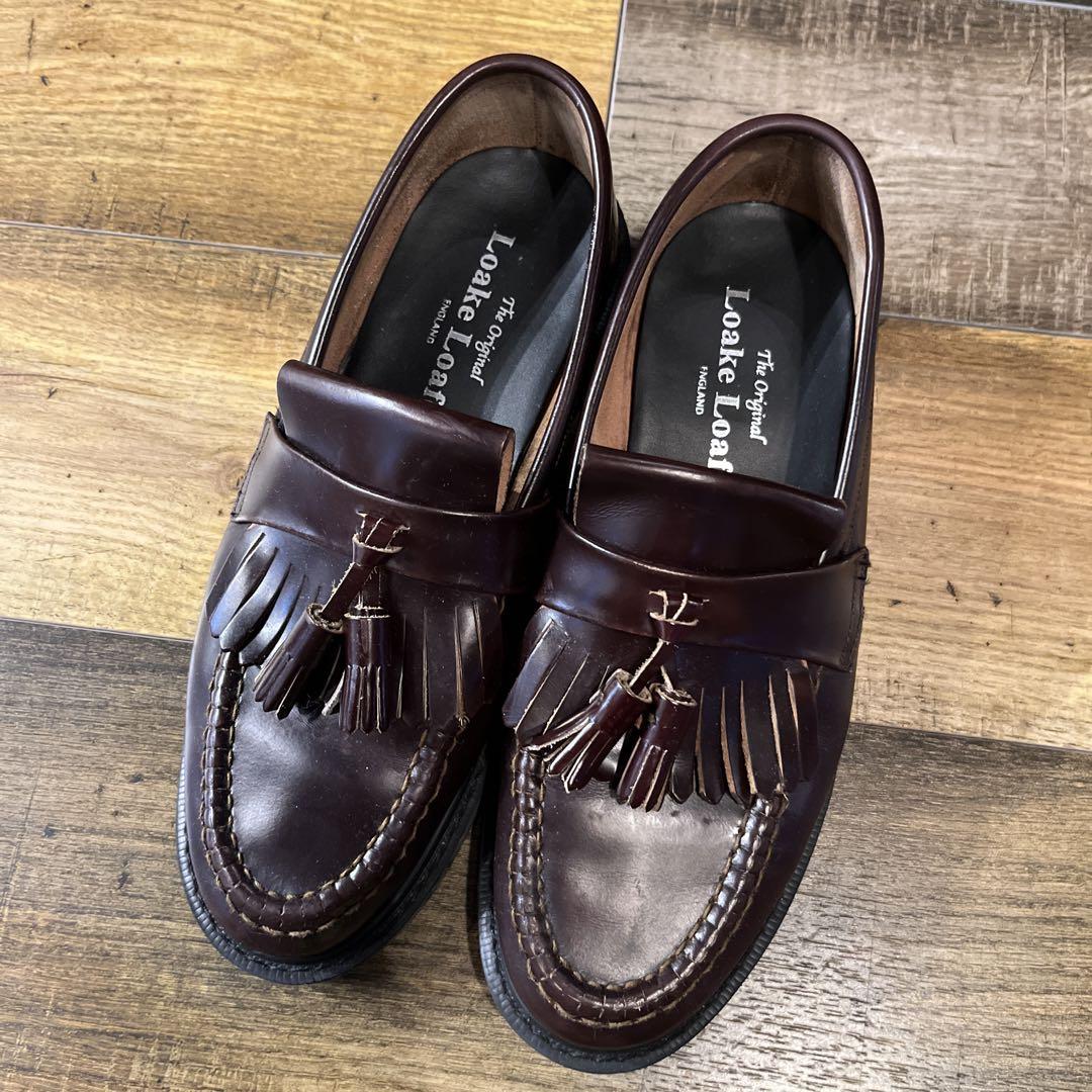 Loake タッセルローファー ENGLAND製 （中古】貴重 英国製