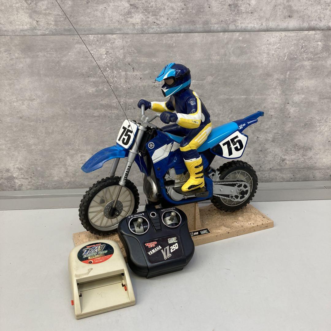 タイヨー ラジコン バイク YZ250 ホビラジ改造品 ジャンク タイヨー ラジコン バイク YZ250 ホビラジ改造品 ジャンク