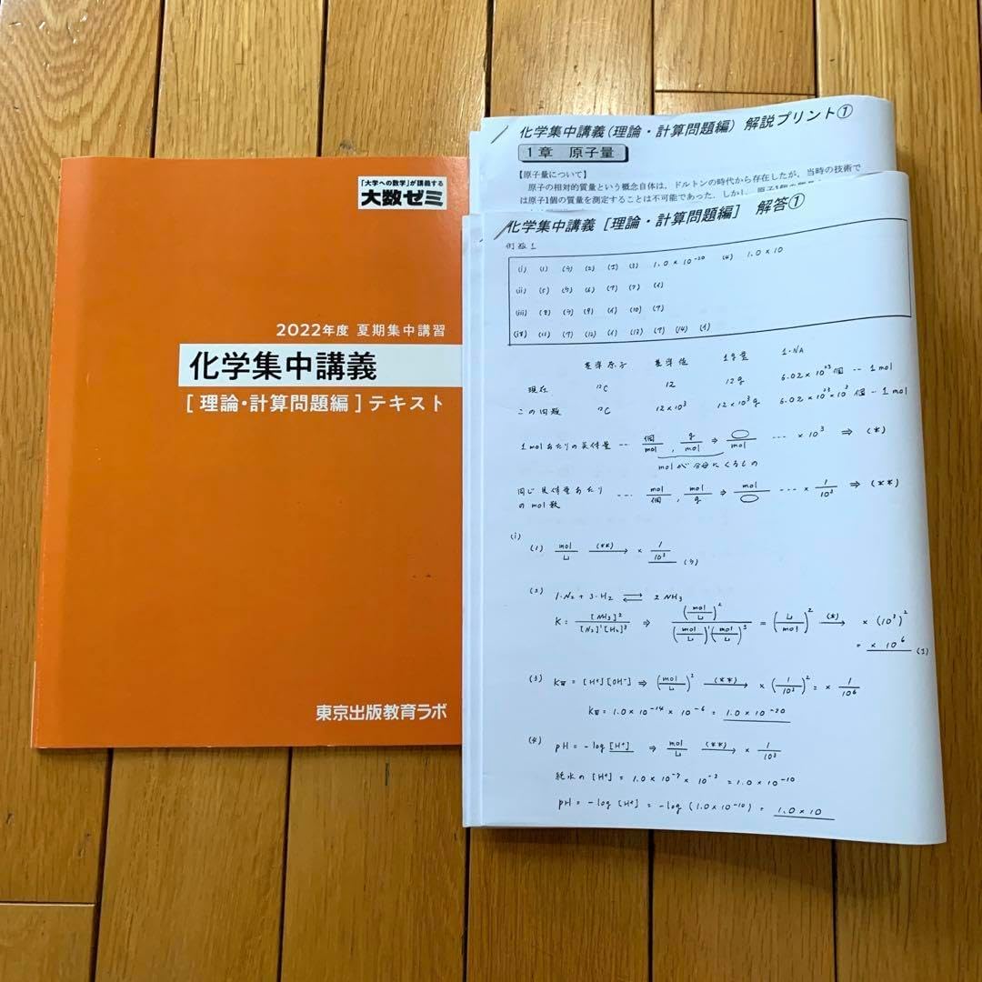 大数ゼミ 夏期講習テキスト （WO11-116 東京出版教育ラボ 大数