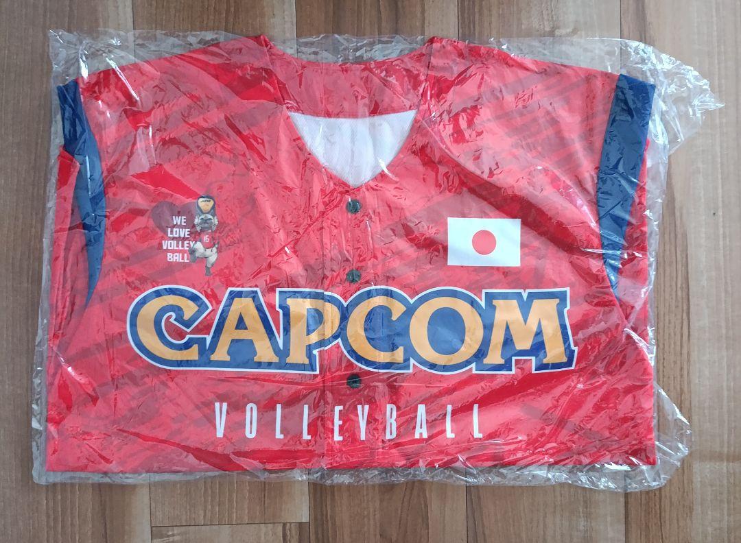 CAPCOM 日本 バレーボールシャツ 12 RAN ASICS CAPCOM バレーボールシャツ 赤 12 RAN - メルカリ