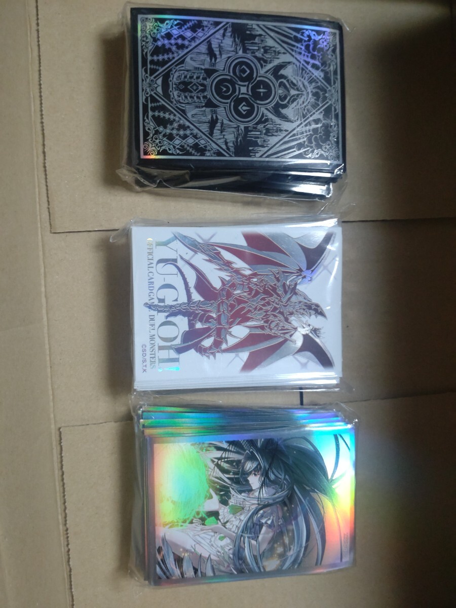 遊戯王ニューロン スリーブ3種類 タクティカルトライデッキ3種各