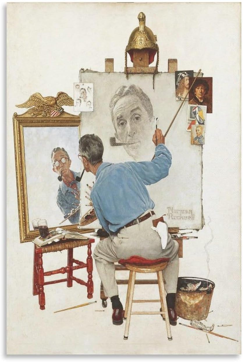 絵画アート『ノーマンロックウェル』3点セット hi-select_673-1584
