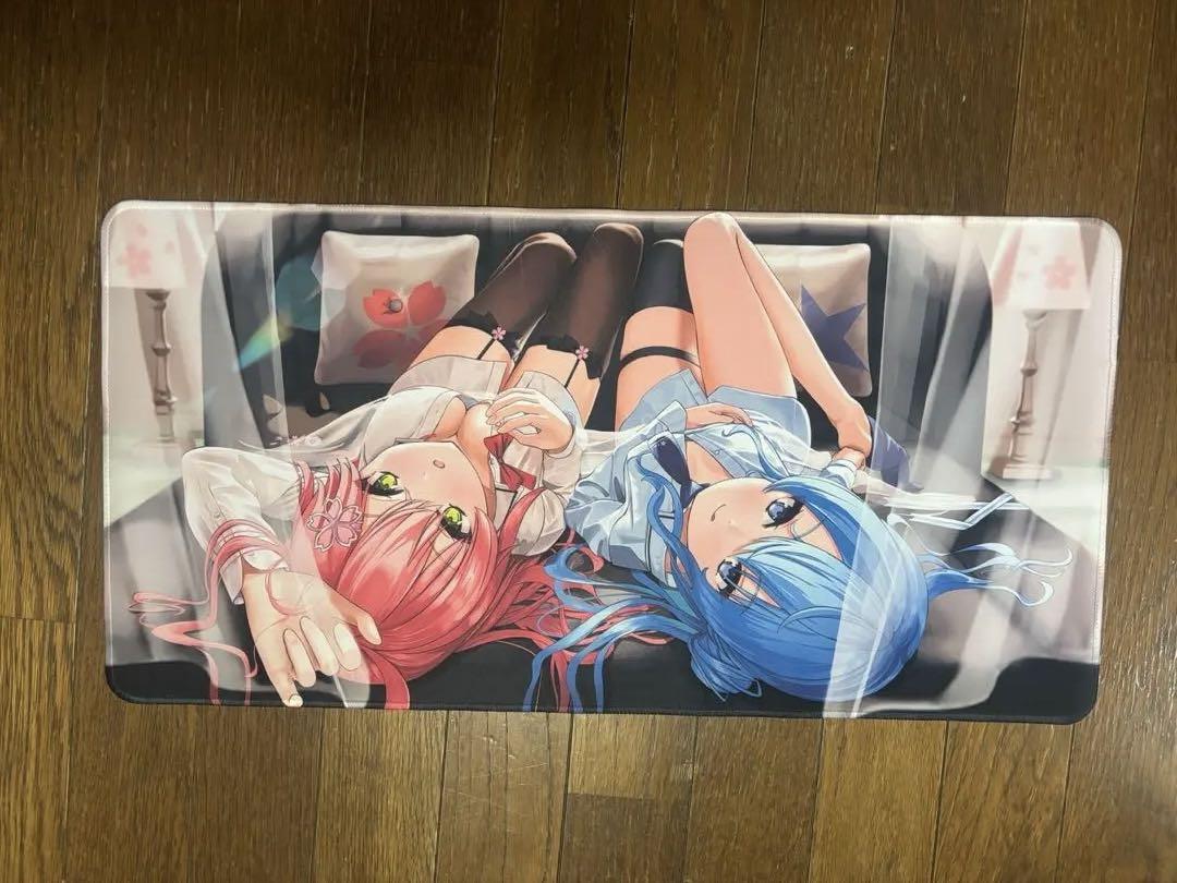 みこめっと　さくらみこ　星街すいせい　ホロライブ　プレイマット　金星コーラ ホロライブ みこめっと 星街すいせい さくらみこ プレイマット