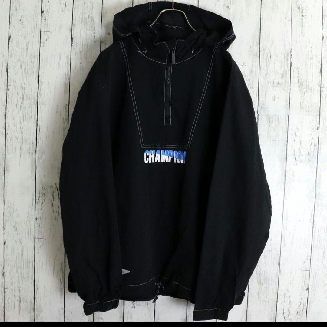 UNDEFEATED Champion ナイロンジャケット　アノラックパーカーM UNDEFEATED×Champion アノラックパーカー ナイロンジャケット