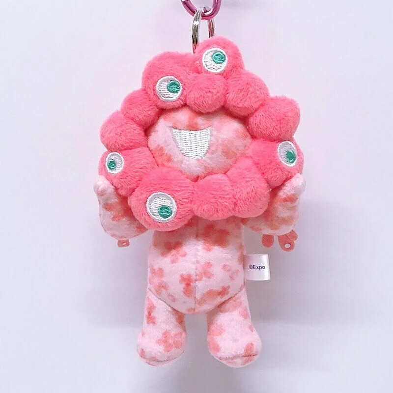 【新品】桜ミャクミャク　カラビナ付き EXPO2025 ミャクミャク カラビナ付きマスコット 【桜/ピンク