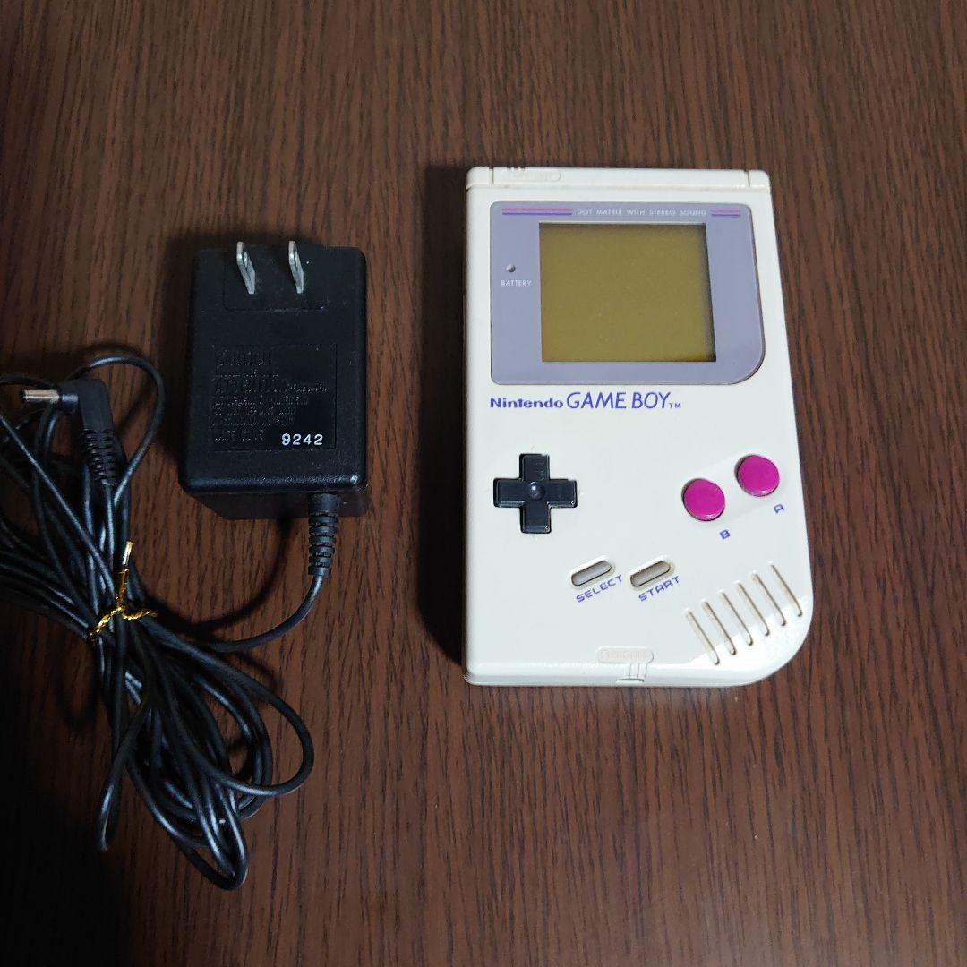初代ゲームボーイ 本体 ACアダプター付き（任天堂 ゲームボーイ