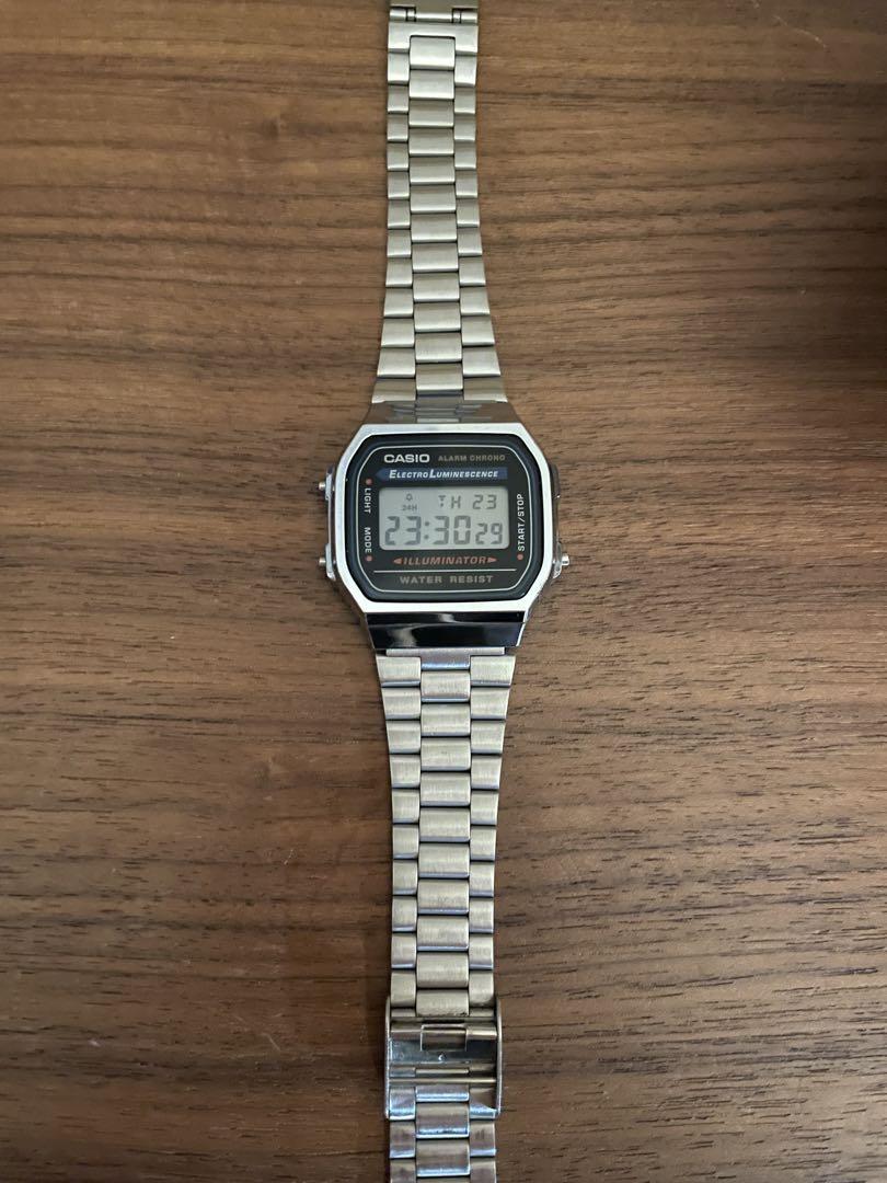 CASIO デジタル時計 シルバー CASIO｜カシオの腕時計（シルバー/銀色系）通販 - ZOZOTOWN