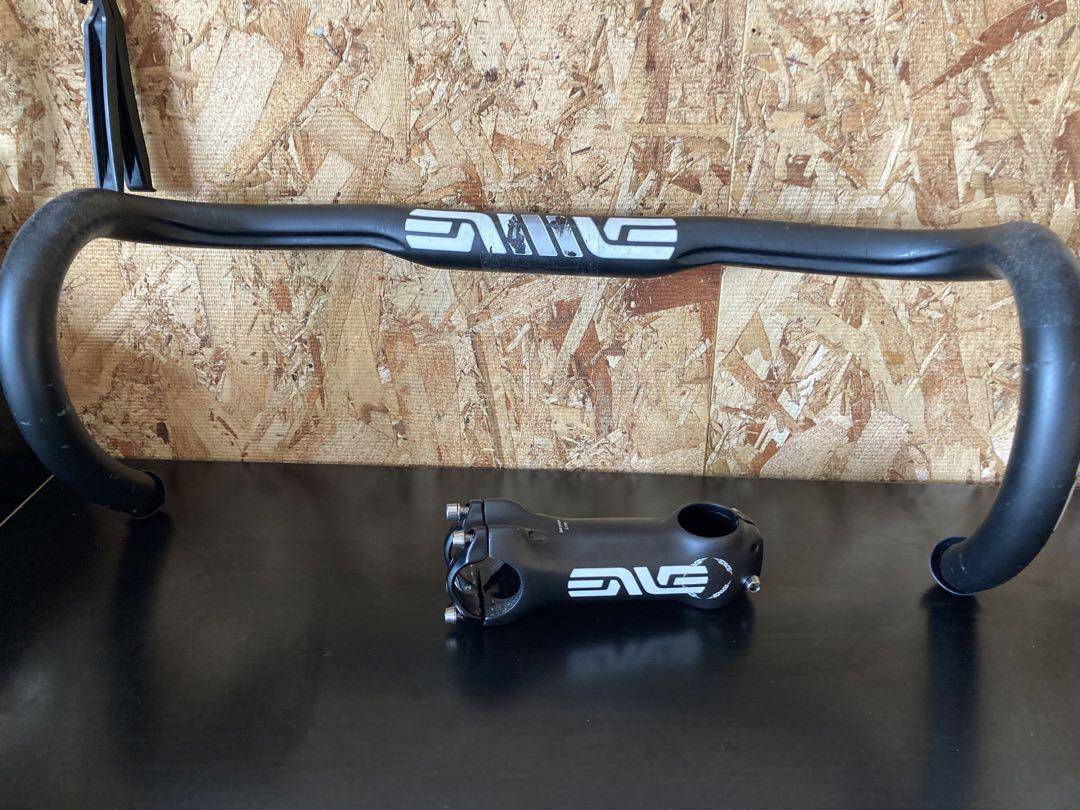 enveカーボンハンドル 42cm＆ステム110mmセット （ROAD STEM