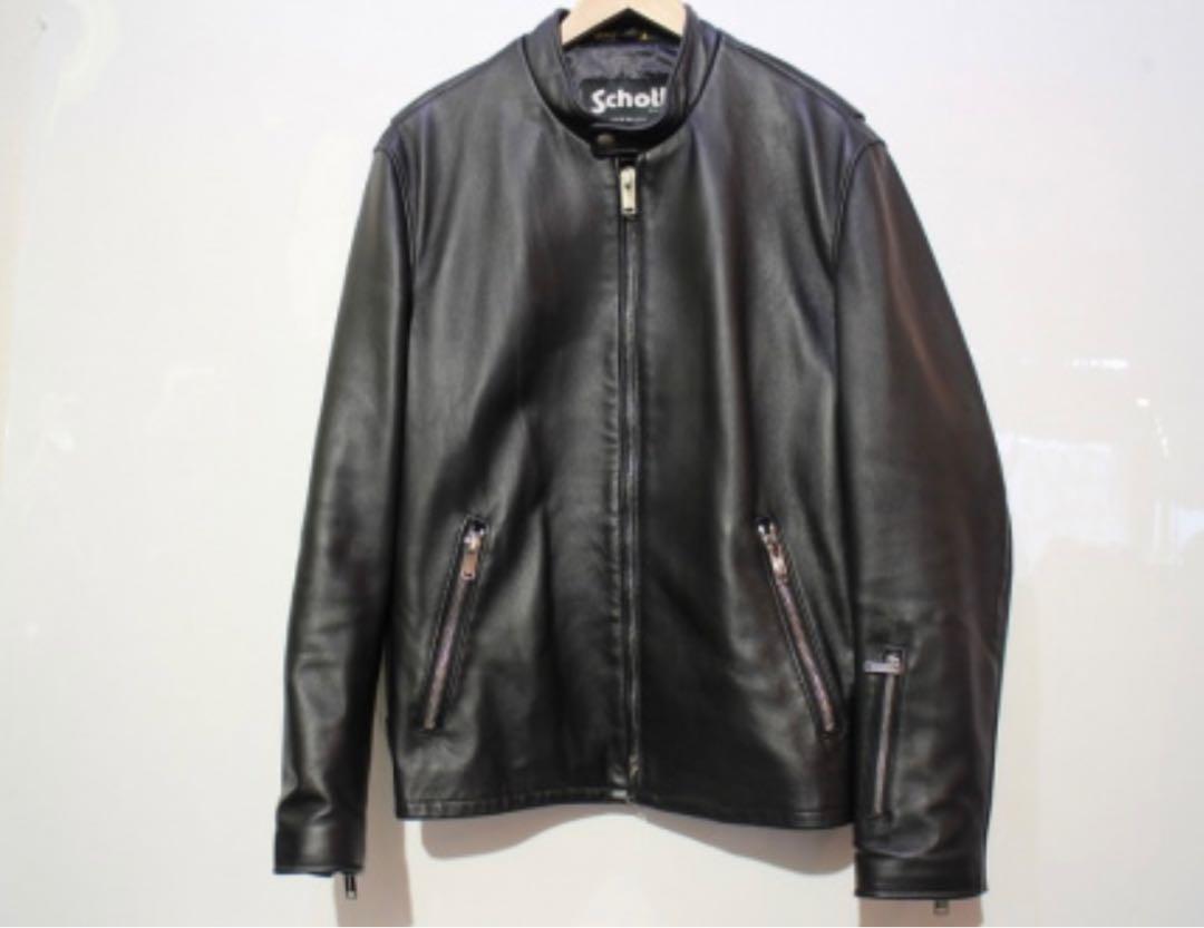 SOPHNET. Schott ダブルネーム シングルライダースジャケット