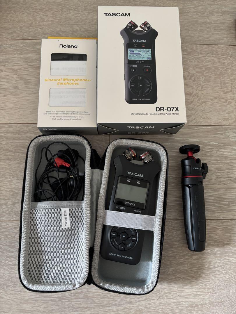 TASCAM DR-07X   Roland CS-10EM  セット売り TASCAM DR-07X・Roland CS-10EM、他セット