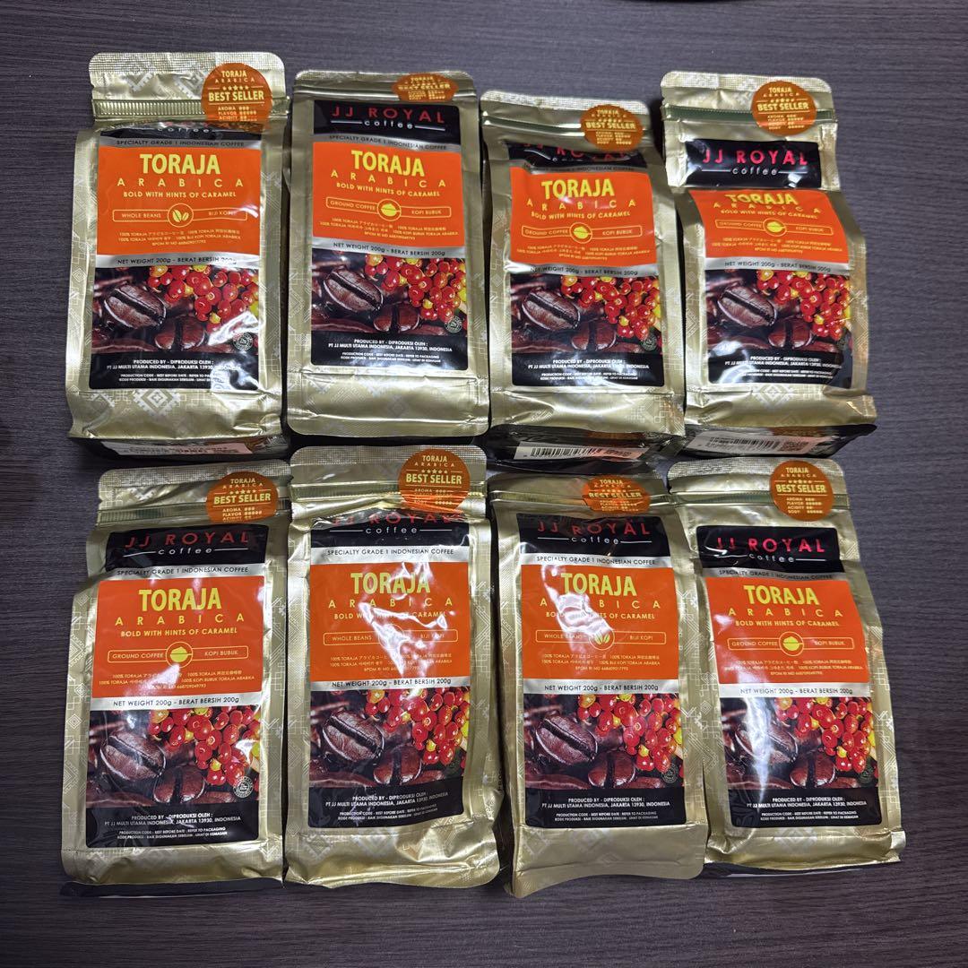 JJ  TORAJA コーヒー 8袋セット JJ TORAJA コーヒー 8袋セット お得なまとめ買い - RITARU