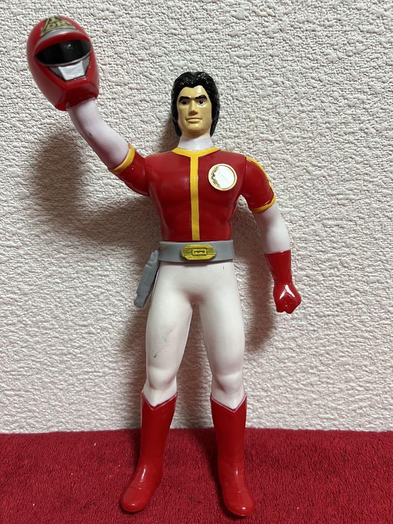 美品！ダイナマン　面取れ　マスク取れ　ソフビ　ポピー 美品！ダイナマン 面取れ マスク取れ ソフビ ポピー （ポピー