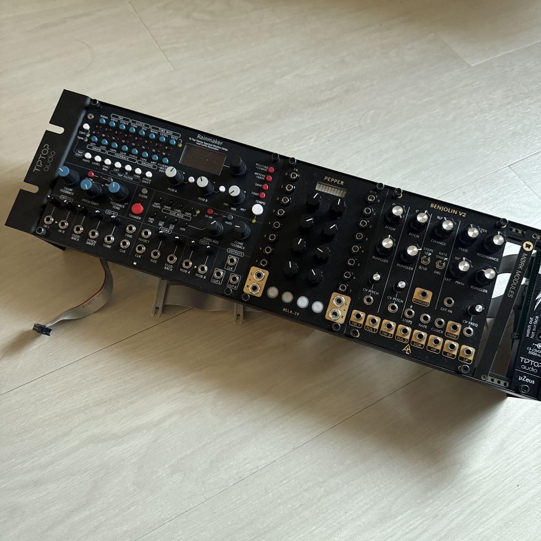 toptip 206HP 4ms row power 35 モジュラーシンセ Tiptop happy ending kit black モジュラーシンセ（Tiptop Audio