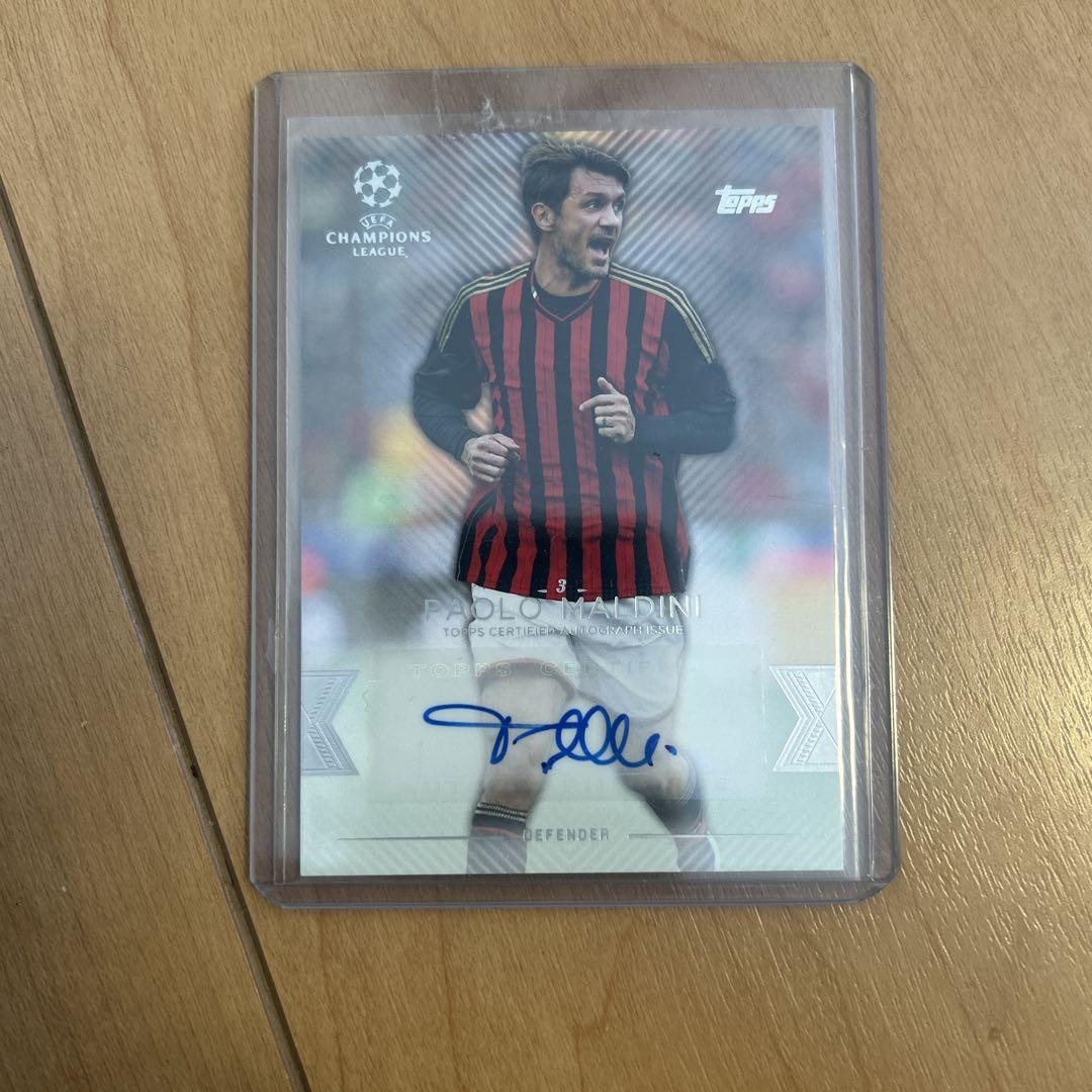 マルディーニ 直筆サインカード （2001 PANINI Calcio