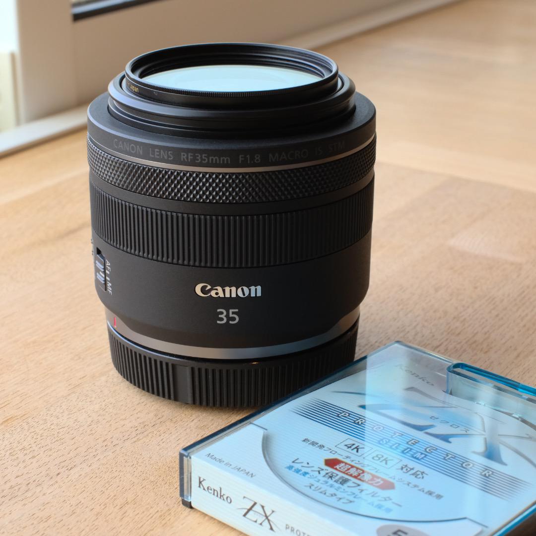 保護フィルタ付】Canon RF 35mm F1.8 MACRO IS STM（RF35㎜F1.8