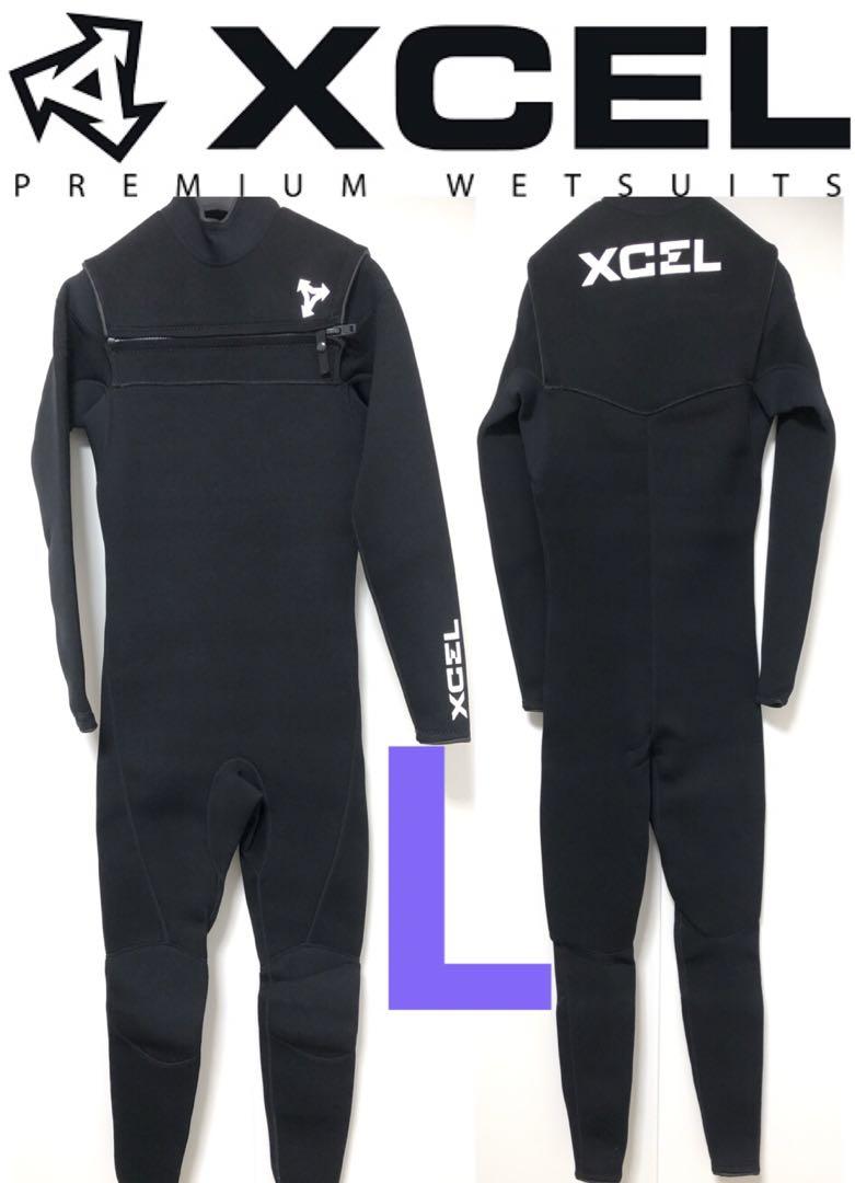 Lサイズ XCEL エクセル ノンジップ ウェットスーツ メンズ フルスーツ L 20 XCEL エクセル フルスーツ ウェットスーツ ロングチェスト