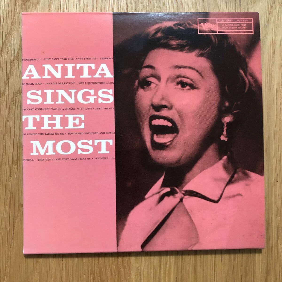 紙ジャケ】 甦る ANITA SINGS THE MOST アニタオデイ VERVE