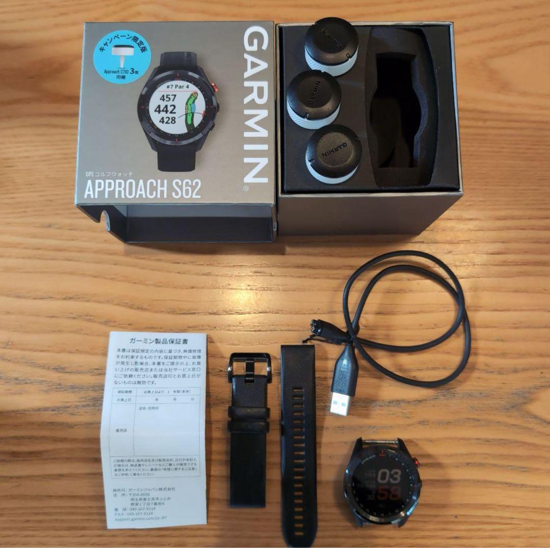 GARMIN Approach S62 ブラック ガーミン アプローチ（新品未使用