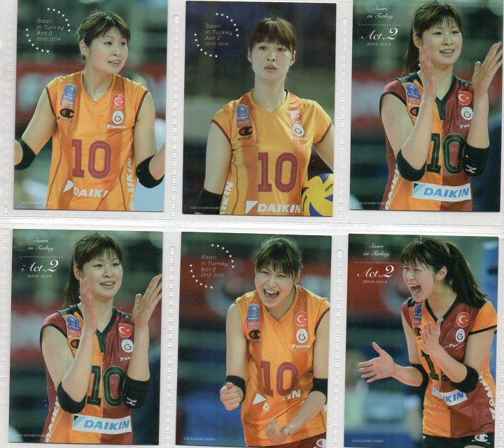 アスリートカード　トレカ　バレーボール　木村沙織 全日本女子バレーオフィシャルカード2014 「火の鳥NIPPON