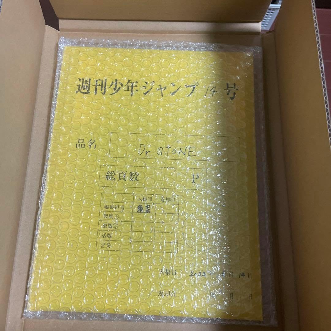 Dr.stone 最終話　デジタル複製原稿 連載完結記念―――!!『Dr.STONE』最終話まるごとデジタル原稿