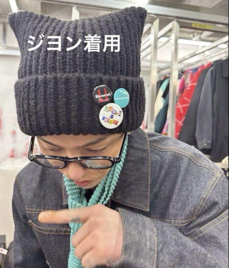 ジヨン着用 G-DRAGON POWER FC限定購入 ビーニー ピーマイ ジヨン着用 G-DRAGON POWER はめよ FC限定購入 ビーニー ピーマイ