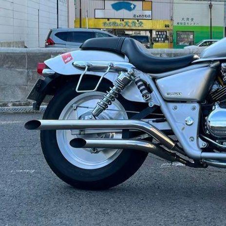 スラッシュカットマフラー　マグナ250 楽天市場】マグナ250 スラッシュカットマフラー スラッシュ